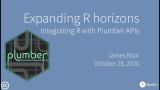 James Blaire & Barret Schloerke | Integrating R with Plumber APIs | RStudio (2020)