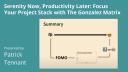 Serenity Now, Productivity Later: Focus Your Project Stack with The Gonzalez Matrix - posit::conf