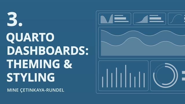 Quarto Dashboards 3: Theming and Styling | Mine Çetinkaya-Rundel | Posit