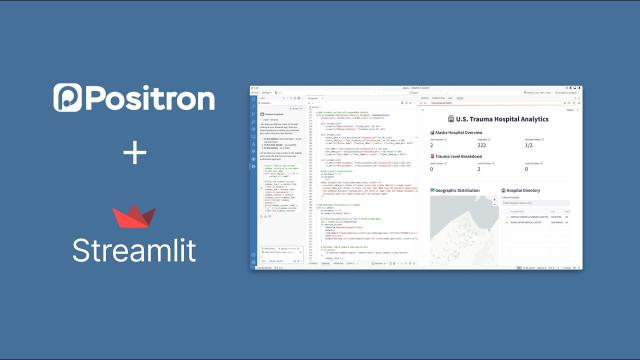 How to Build a Streamlit App in Positron